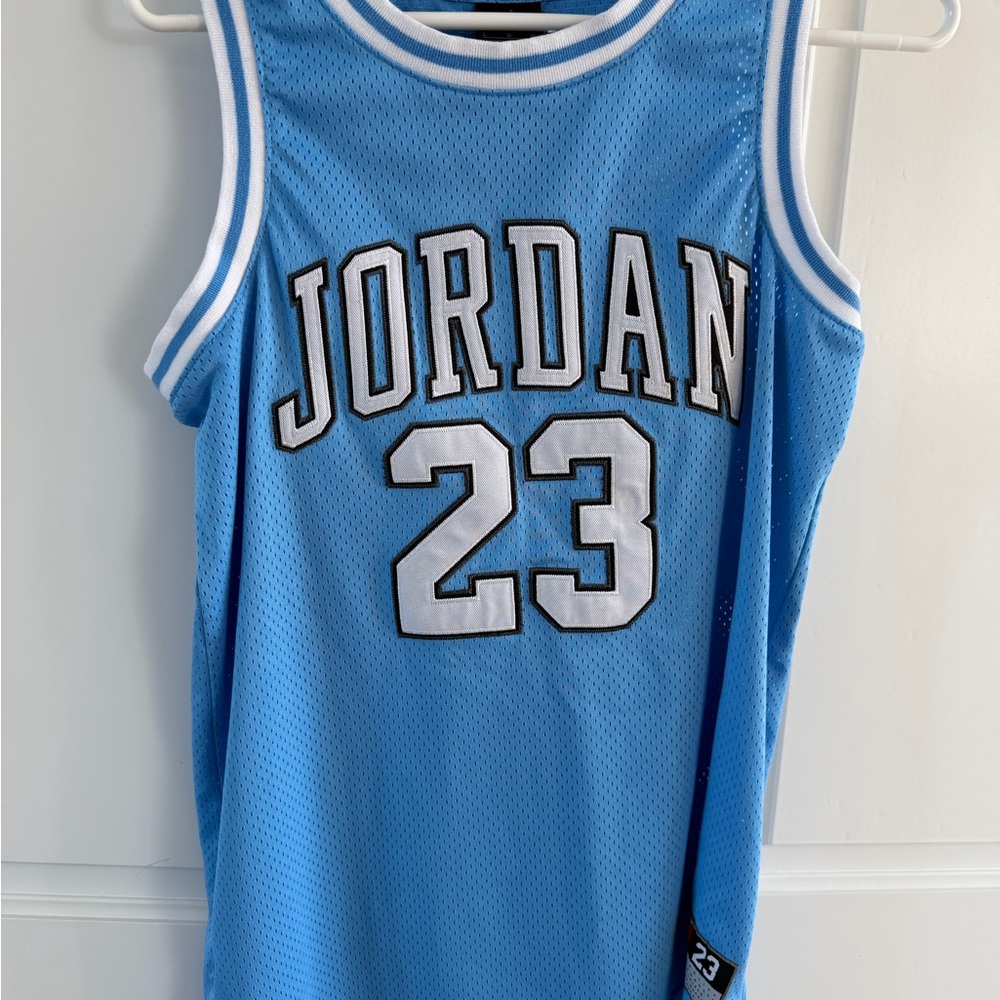 Jordan Kids Blue and White Jersey